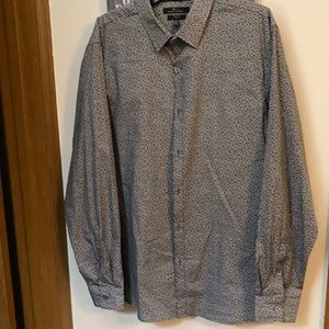 Men’s slim fit stretch mark Anthony button up